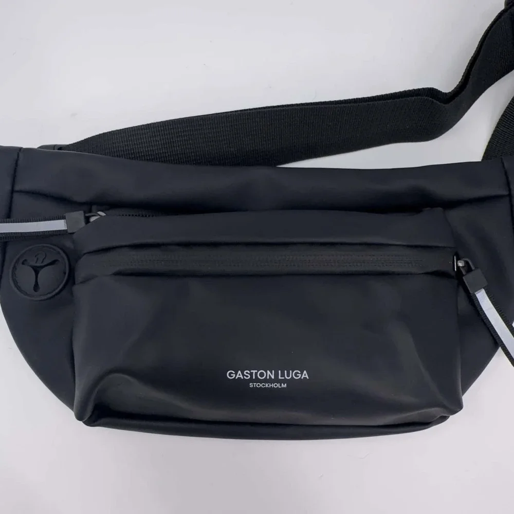 NEW Gaston Luga Stockholm Splash Waterproof Sling Bag Black Crossbody Techwear